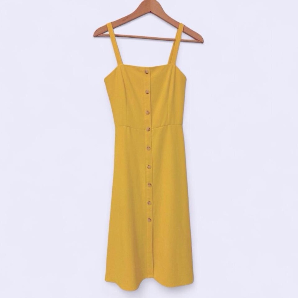 NWOT Gianni bini yellow dress S